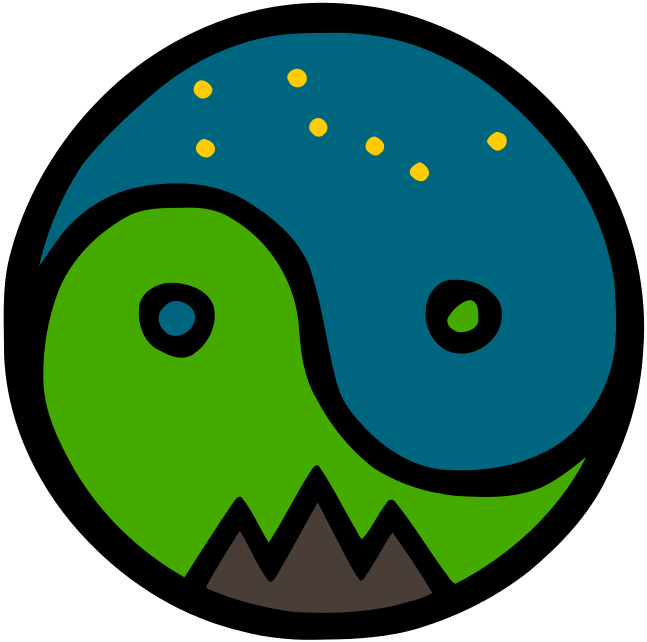 Heaven Clipart Drawing Earth - Heaven And Earth Yin And Yang (647x642), Png Download