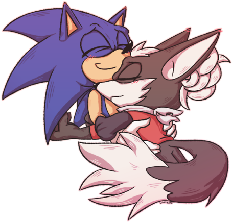 Drawn Hedgehog Gift - Sonfinite (500x511), Png Download