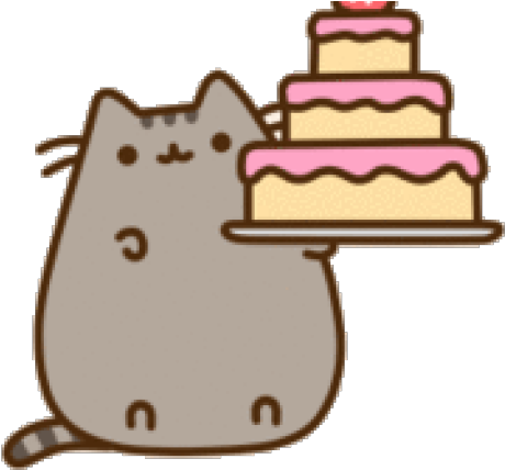 Download Pusheen Cat Gif Transparent PNG Image with No Background -  