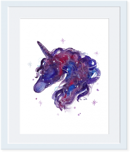 Unicorn - Unicorn Mother's Day Card (500x500), Png Download