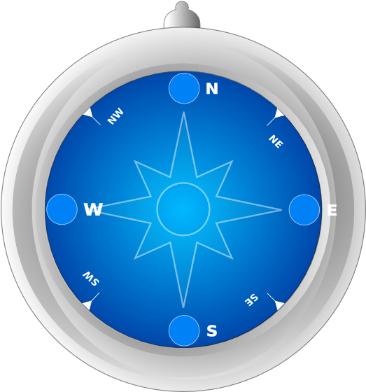 Small - Compass 3d Png (522x599), Png Download