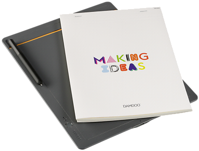 Taking Art To The Next Level - Wacom Bamboo Slate Large - Bluetooth Graphics Tablet (400x302), Png Download