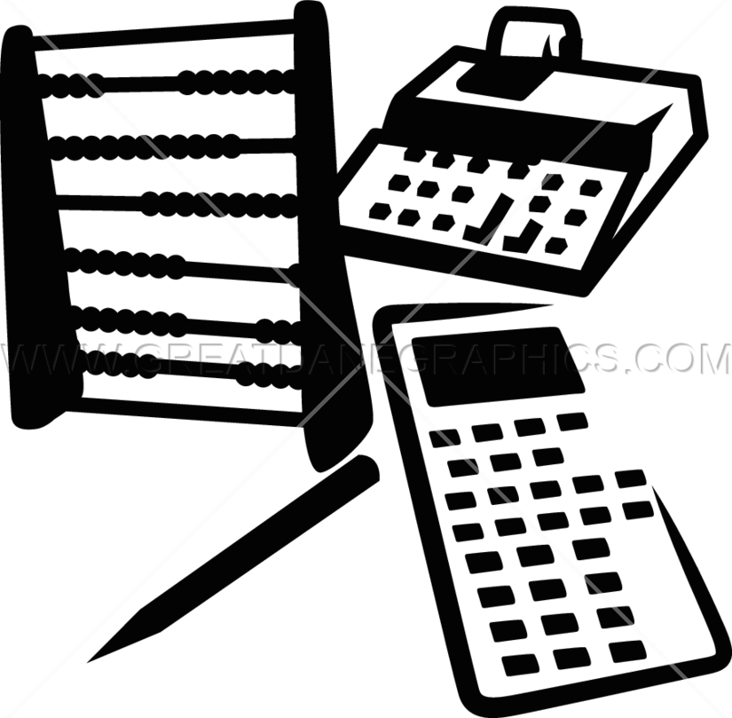 Vector Freeuse Accountant Clipart Black And White - Accountant Tools (825x809), Png Download