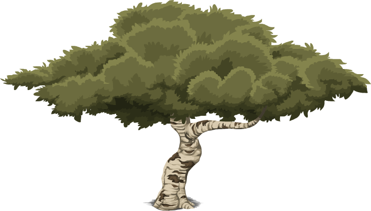 Preview - 2d Game Tree Png (722x410), Png Download