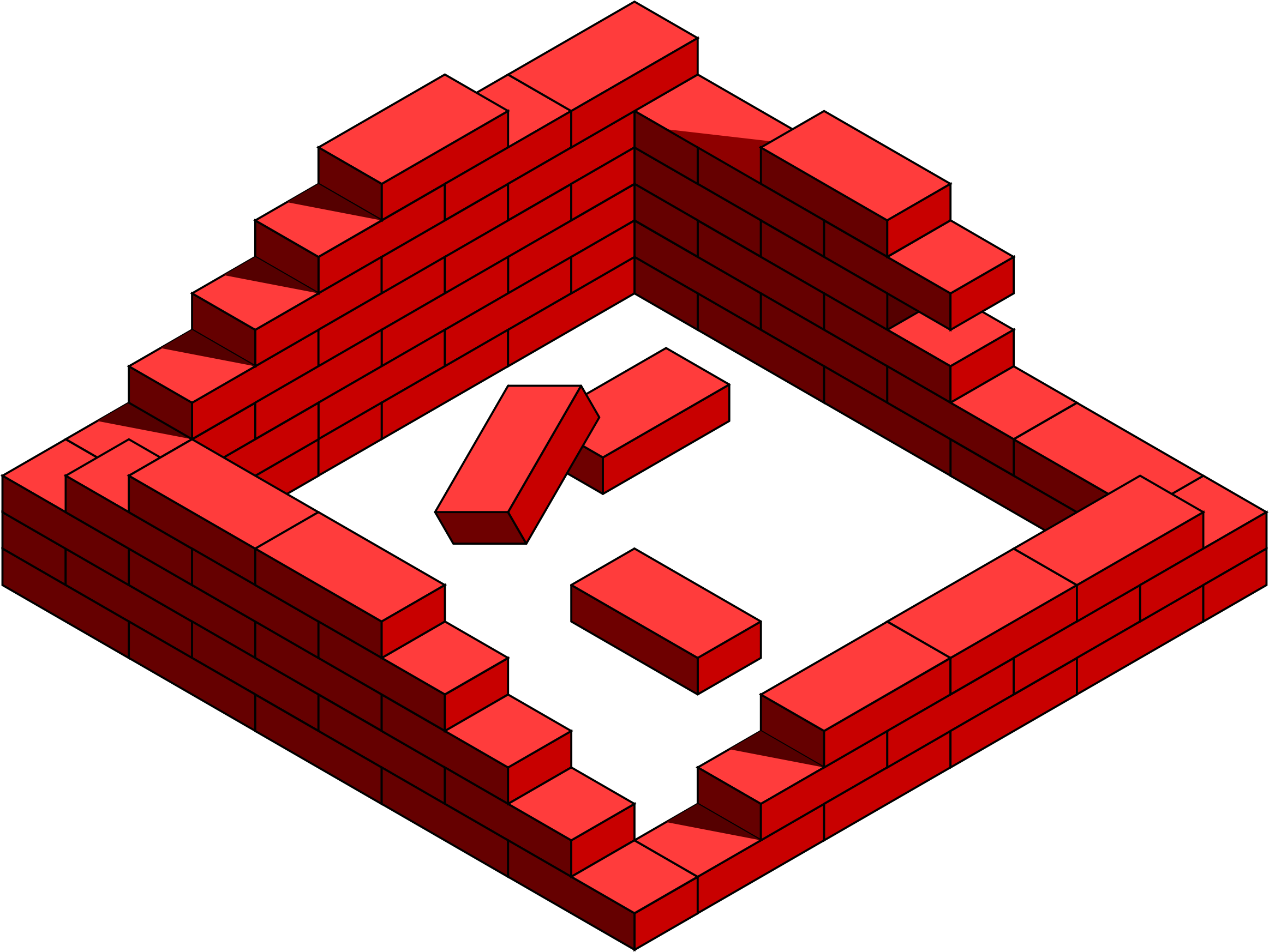 This Free Icons Png Design Of Brick Frame Destroyed (2326x1746), Png Download