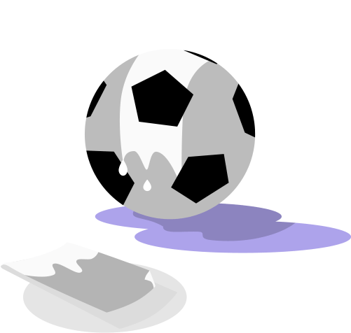 How To Clean A Soccer Ball Guide - Football (500x500), Png Download