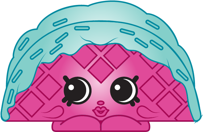 Taco Clipart Shopkins - Shopkins Tia Ice Cream Taco (834x834), Png Download