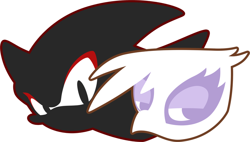 Fuzon-s, Duo, Gilda, Griffon, Logo, Safe, Shadow The - Shadow The Hedgehog Face Logo (850x483), Png Download