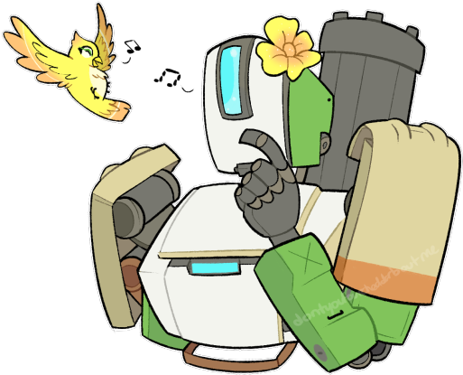Ah Gosh Thank You - Chibi Bastion (540x436), Png Download