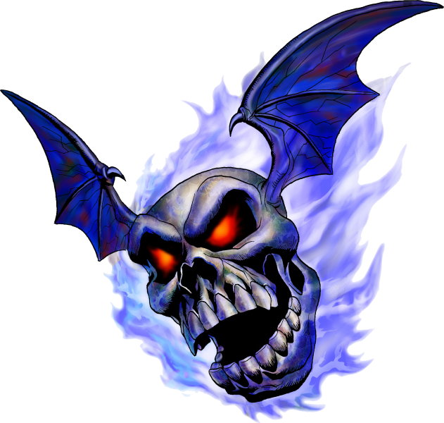 The Bubble Enemy From The Legend Of Zelda On Game Art - Legend Of Zelda: Art & Artifacts [book] (631x600), Png Download