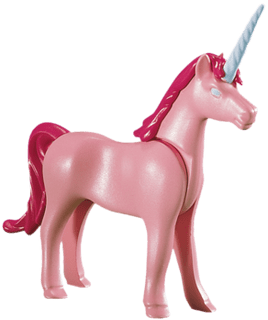 Playmobil Pink Unicorn Png - Playmobil Pink Unicorn (940x658), Png Download