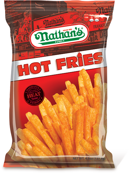 Nathans Famous Crinkle Fries, Crunchy, Chili Cheese (527x600), Png Download