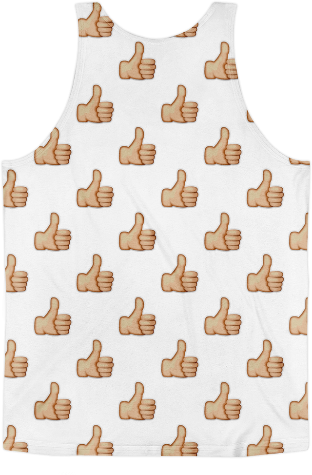 All Over Emoji Tank Top - Radio Emoji (1000x1000), Png Download