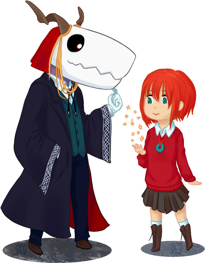 Chibi Magus - Elias Mahou Tsukai No Yome Chibi (925x926), Png Download
