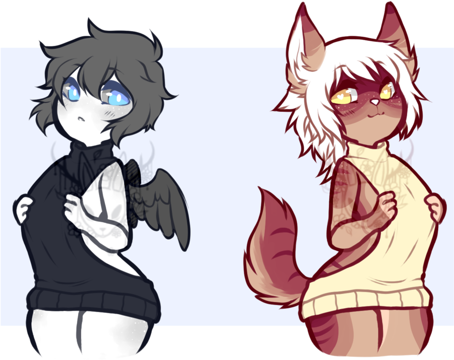 Virgin Killer Sweater Adopts - Chibi Virgin Killer Sweater (1024x735), Png Download