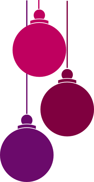 Directors Update December - Pink Christmas Ornaments Png (306x588), Png Download