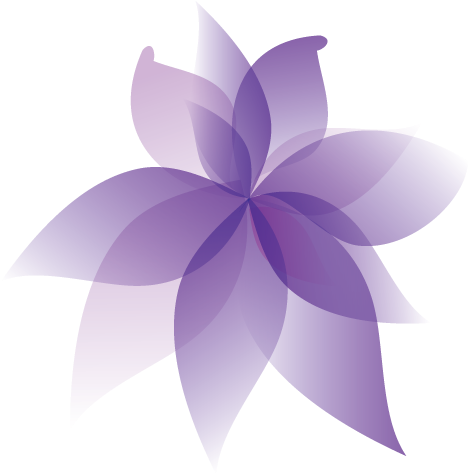Thermiva Medical Background Savannah Flower - Purple Flower Logo Png (534x543), Png Download
