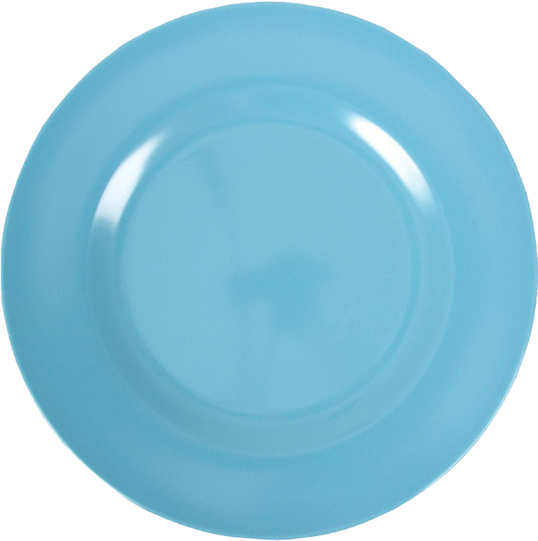Turquoise Melamine Side Plate Or Kids Plate By Rice - Terquise Plate Png (1024x1024), Png Download
