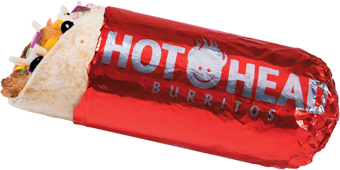 Hot Head Burritos Burrito - Coin Purse (1176x588), Png Download