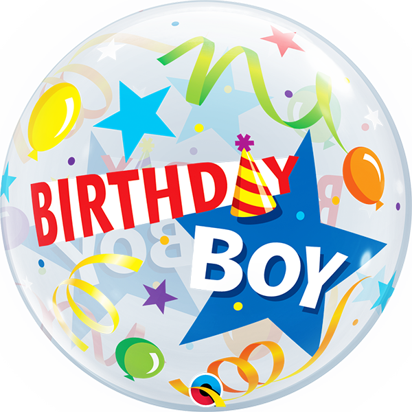 Lightbox - 22 Inch Birthday Boy Party Hat - Bubble (600x600), Png Download