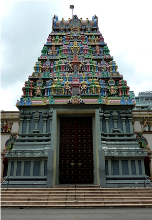 Sri Thendayuthapani Temple, Singapore (645x430), Png Download