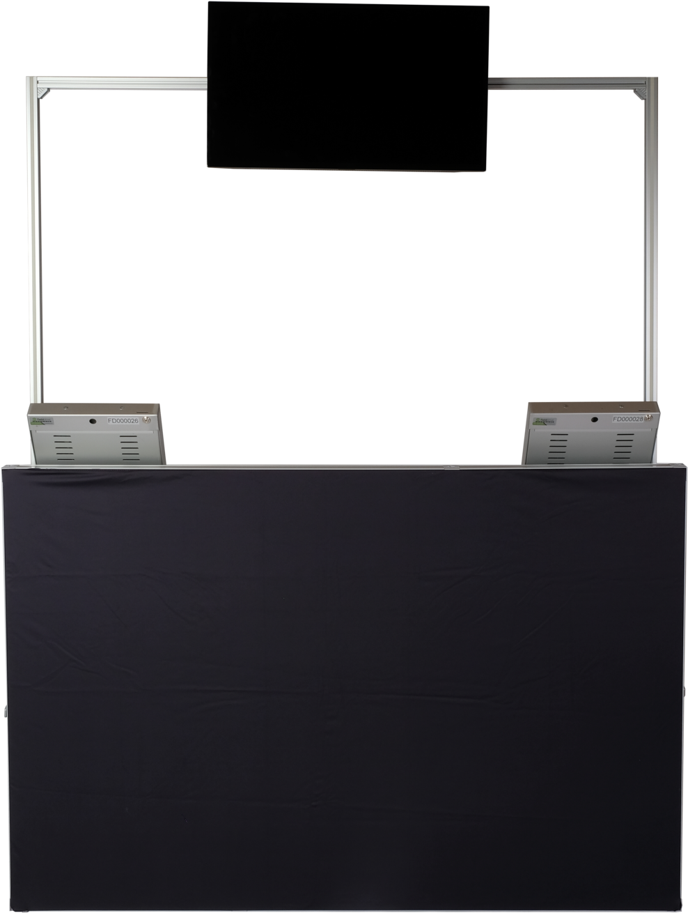 Front Kiosk Black (1000x1336), Png Download