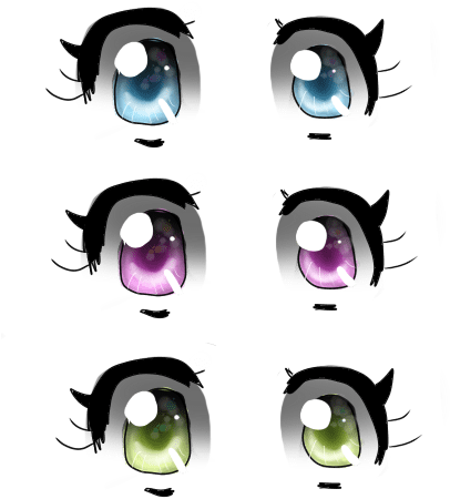 15 Anime Eyes Png Transpa For Free On Mbtskoudsalg - Anime Eyes Transparent Background (415x515), Png Download