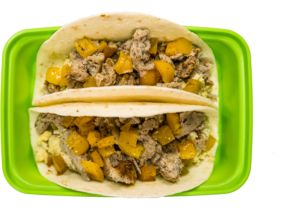 Breakfast Tacos - Png - Taco (1000x714), Png Download
