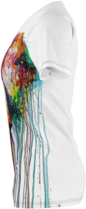 Watercolor Elephant Women's T-shirt - Squid (1024x1024), Png Download
