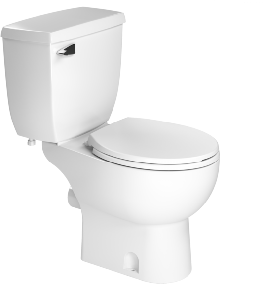 Bowl Transparent Toilet - Saniflo Sanibest Macerating Upflush Toilet Kit W/ Round (600x600), Png Download
