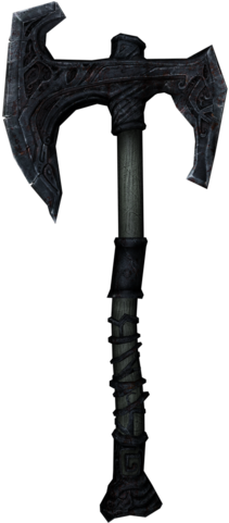 File - Draugrhandaxe - Skyrim War Axe (480x480), Png Download
