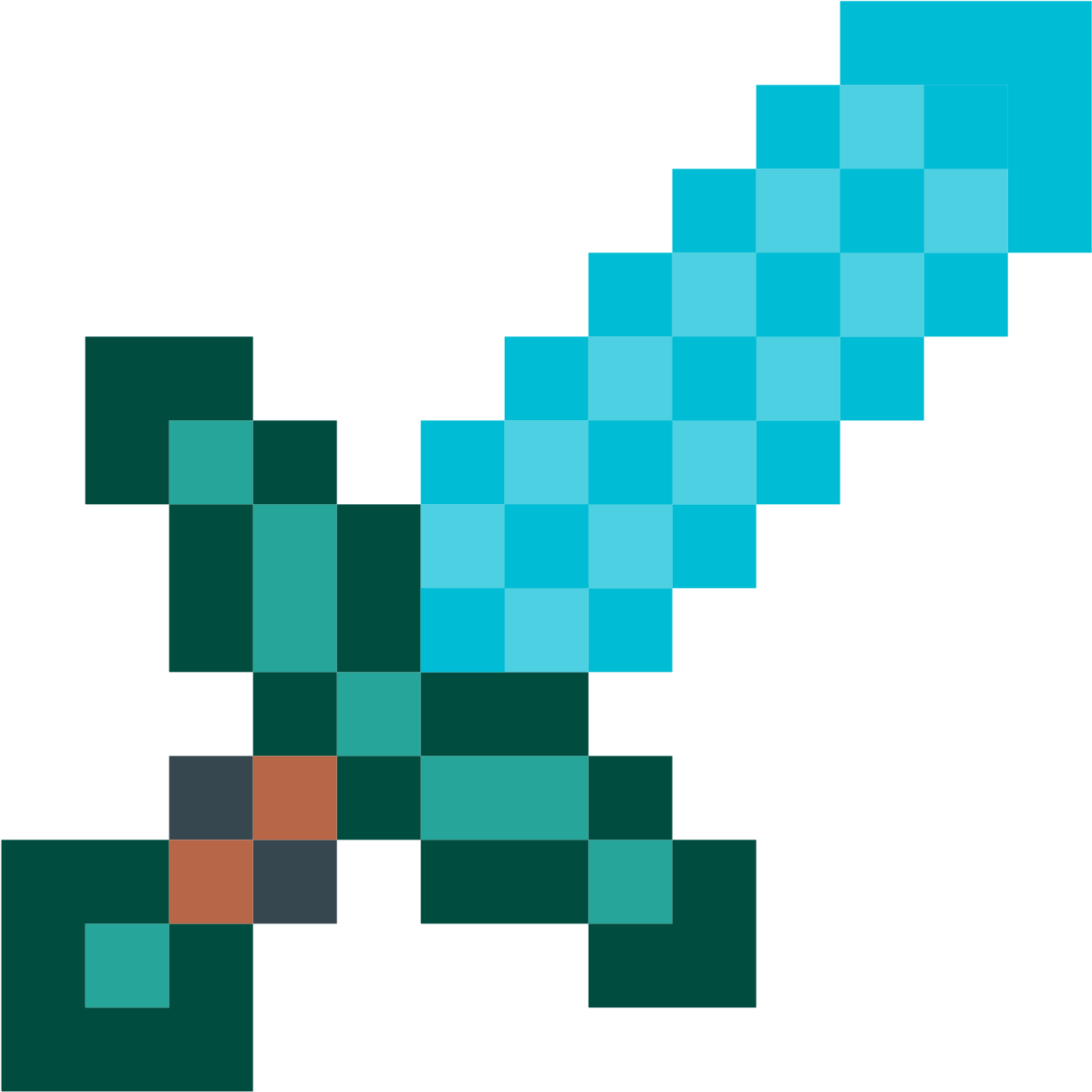 Download Minecraft Sword Icon Diamond Sword Minecraft Png Image With No Background Pngkey Com