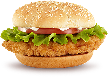 Mcdonalds Premium Crispy Chicken Classic Sandwich - Premium Crispy Chicken Sandwich Mcdonalds (443x360), Png Download