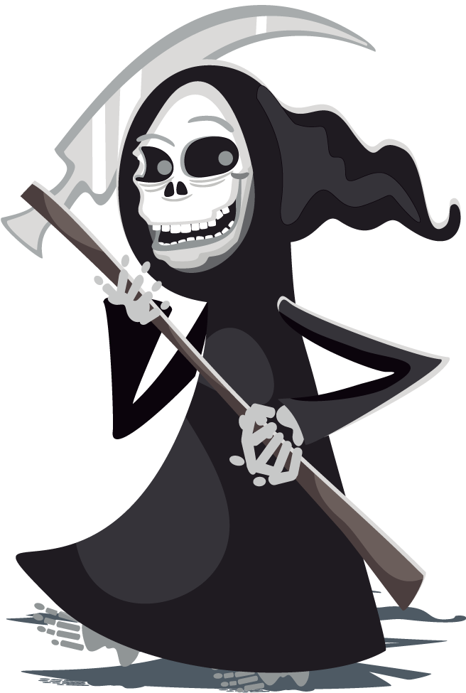 Free To Use & Public Domain Grim Reaper Clip Art Reaper - Grim Reaper Clipart Transparent (1000x1000), Png Download