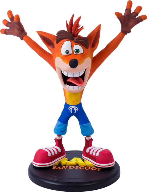 Crash Bandicoot Takes Comic-con By Storm With New Level - Pvc Figure Crash Bandicoot (500x655), Png Download