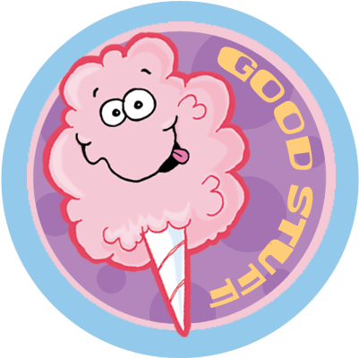 Stinky Scratch N Sniff Stickers Cotton Candy - Scratch And Sniff Stickers Cotton Candy (446x446), Png Download