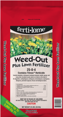 Ferti Lome Weed Out - Ferti Lome Weed Out Plus Lawn Fertilizer 25 0 4 (400x400), Png Download