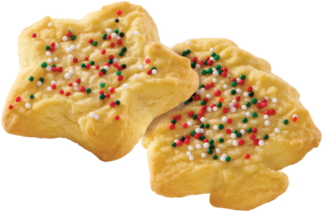 Holiday Sprinkle Cookie - Holiday Cookies Png (480x341), Png Download