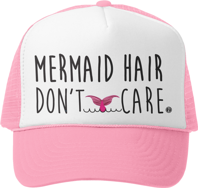 Grom Squad Trucker Hat - Mermaid At Heart (660x660), Png Download