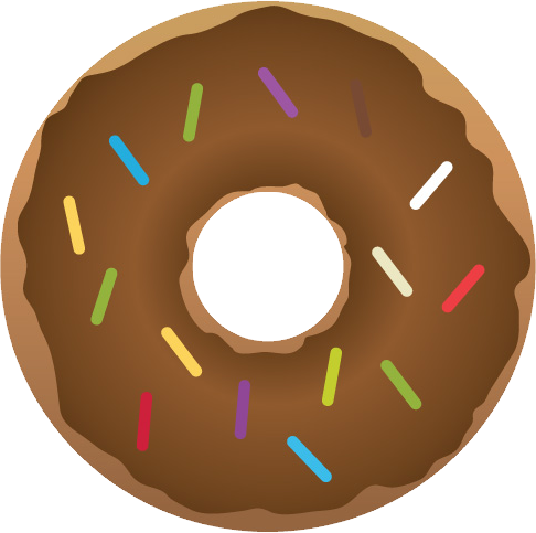 Donut Png Transparent Download - Doughnut (486x483), Png Download