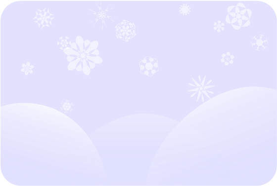 Soft Blue Snowflakes Png Images (600x423), Png Download
