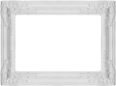White Frame Wide Edge - Display Device (400x400), Png Download
