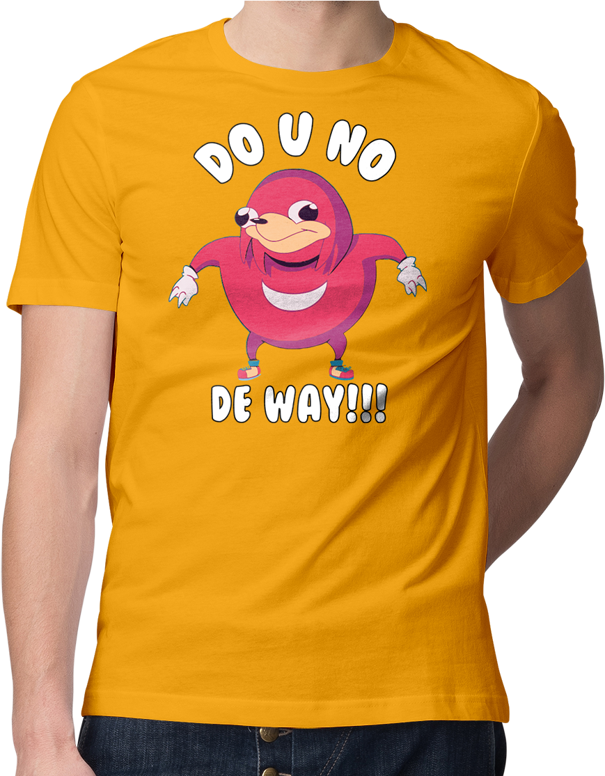 Do U No De Way - T-shirt (918x1114), Png Download