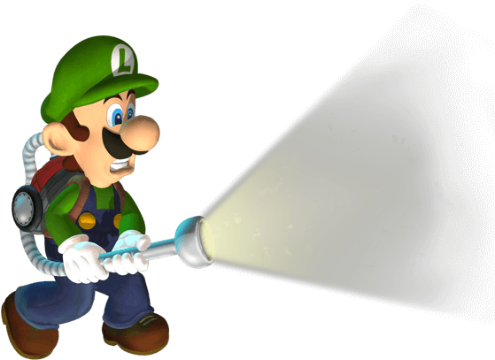 Luigi - Luigi's Mansion Icon (559x407), Png Download
