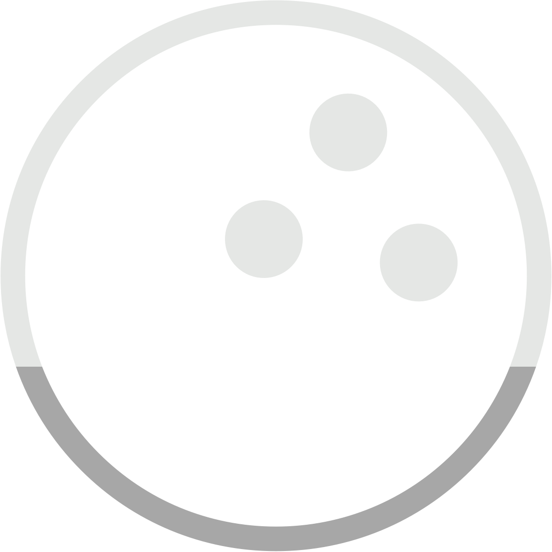 Roll On Over And Join The Party - White Bowling Ball Png (1114x1114), Png Download