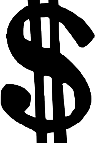 Download Dollar Signs Clipart - Black And White Money Signs Clipart PNG  Image with No Background 