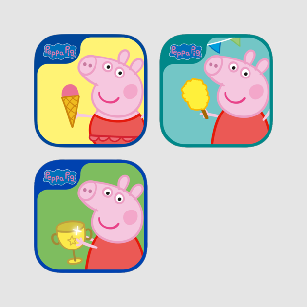 Peppa Pig Starter Pack On The App Store - Peppa Pig The Holiday And Other Stories Dvd (630x630), Png Download