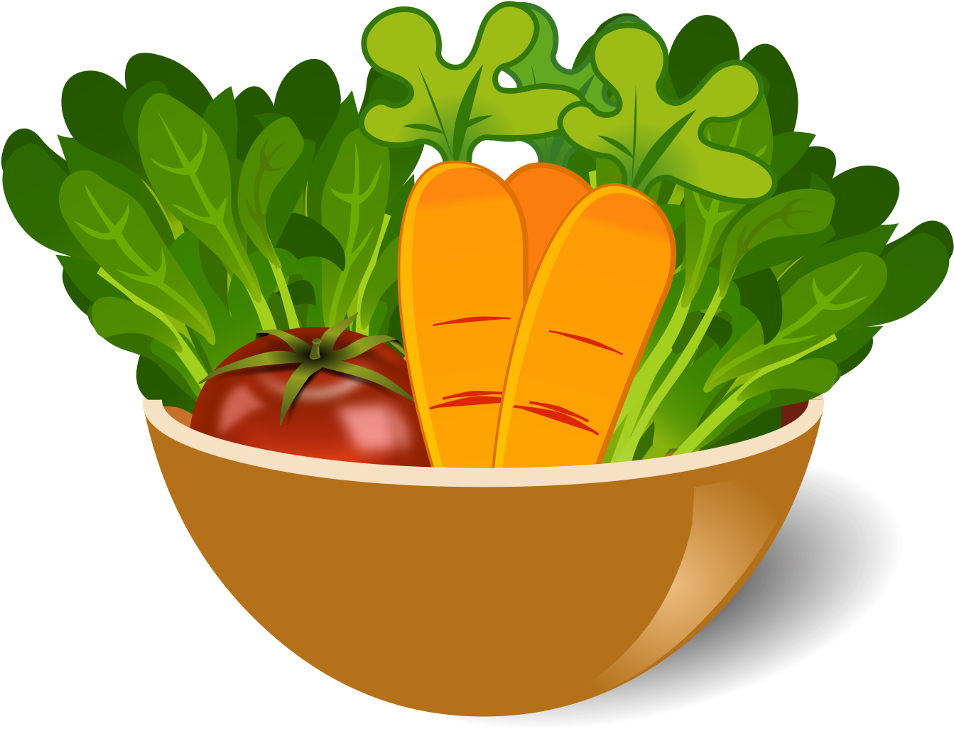 Clipart Royalty Free Library Vegetable Bowl Icons Png - Vegetable Dish Clip Art (1697x2400), Png Download