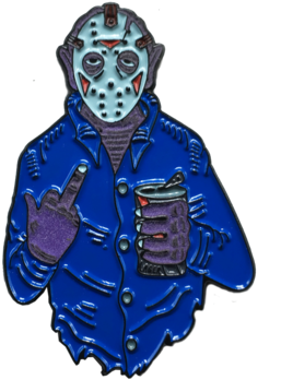 Jason "fuck You" Voorhees Pin - Voorhees Township (600x600), Png Download