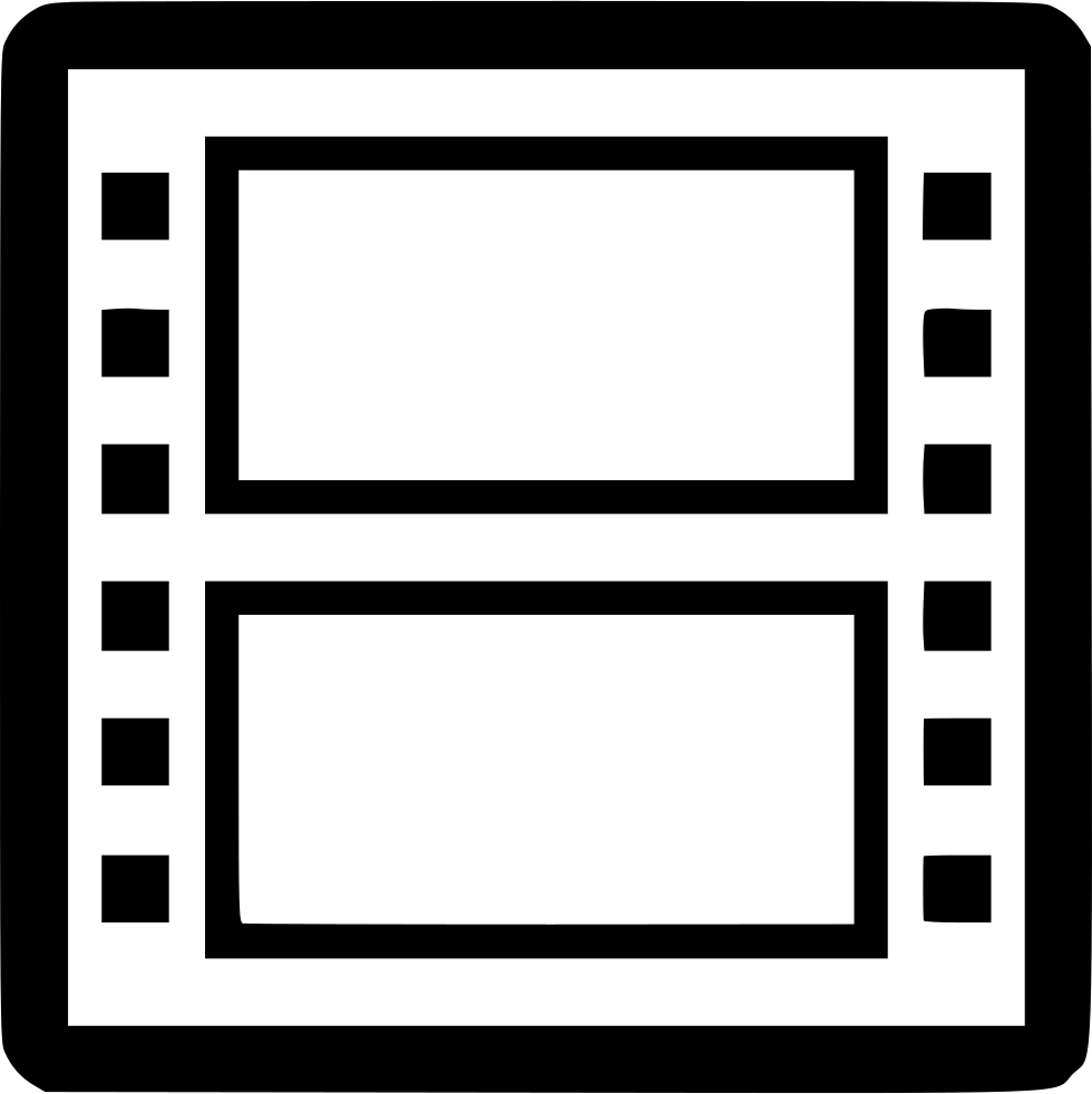 Film Strip - (980x982), Png Download